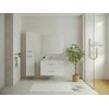 Mueble De Baño Simple Kayla 2 Cajones 80x45x47 Cm Color Blanco Vente-unique