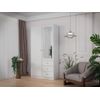 Armario Notiari 3 Cajones 100x57.5x200 Cm Color Blanco Vente-unique