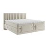 Cama Continental Boxspring Donisi  215x168x118 Cm Color Beige Vente-unique