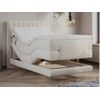 Cama Continental Boxspring Donisi  215x108x118 Cm Color Beige Vente-unique