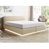 Cama Continental Boxspring Otaru  231x172x87 Cm Color Beige Vente-unique