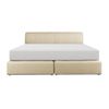 Cama Continental Boxspring Otaru  231x172x87 Cm Color Beige Vente-unique