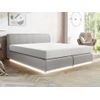 Cama Continental Boxspring Otaru  231x172x87 Cm Color Gris Vente-unique