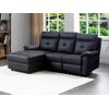 Sofá Relax Vineta  230x155x101 Cm Color Negro Vente-unique