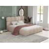 Cama Con Canapé Abatible Damado  190x224x95 Cm Color Beige Vente-unique