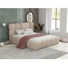 Cama Con Canapé Abatible Damado  190x224x95 Cm Color Beige Vente-unique