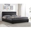 Base De Cama Faustin  145x205.5x89 Cm Color Negro Vente-unique