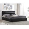 Base De Cama Faustin  145x205.5x89 Cm Color Negro Vente-unique