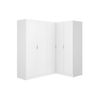 Armario Listowel  173x132x184 Cm Color Blanco Vente-unique