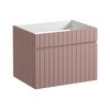 Mueble De Lavabo Satara 1 Cajón 60x46x46 Cm Color Rosa Palo Vente-unique