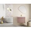 Mueble De Lavabo Satara 1 Cajón 60x46x46 Cm Color Rosa Palo Vente-unique