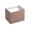 Mueble De Lavabo Satara 1 Cajón 60x46x46 Cm Color Rosa Palo Vente-unique