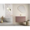 Mueble De Lavabo Satara 1 Cajón 80x46x46 Cm Color Rosa Palo Vente-unique