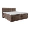 Cama Continental Boxspring Lodi  215x168x118 Cm Color Marrón Vente-unique