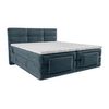 Cama Continental Boxspring Lodi  215x168x118 Cm Color Azul Vente-unique