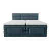 Cama Continental Boxspring Lodi  215x168x118 Cm Color Azul Vente-unique