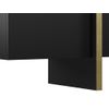 Aparador Bajo Luvonia  180x45x81 Cm Color Negro, Dorado Vente-unique