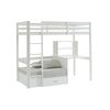 Cama Alta Goliath  207.8x96.8x178.8 Cm Color Blanco Vente-unique