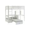 Cama Alta Goliath  207.8x96.8x178.8 Cm Color Blanco Vente-unique