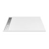 Plato De Ducha Lyrosa  140x90x3 Cm Color Blanco Vente-unique