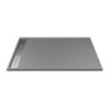 Plato De Ducha Lyrosa  140x90x3 Cm Color Gris Vente-unique