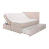 Cama Continental Boxspring Arao 1 Cajón 218x166x114 Cm Color Beige Vente-unique