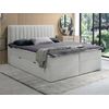 Cama Continental Boxspring Arao 1 Cajón 218x186x114 Cm Color Gris Vente-unique