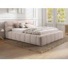 Cama Con Canapé Abatible Forvik  224x255x95 Cm Color Beige Vente-unique