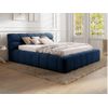 Cama Con Canapé Abatible Forvik  224x255x95 Cm Color Azul Oscuro Vente-unique