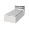 Base De Cama Boris 2 Cajones 98.1x213.5x92.9 Cm Color Blanco Vente-unique