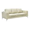 Conjunto Sofá Y Sillón Fijo Lecco  222x94x85 Cm Color Beige Vente-unique