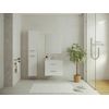 Mueble De Baño Simple Kayla 2 Cajones 60x45x47 Cm Color Blanco Vente-unique