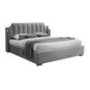 Cama Con Canapé Abatible Teomis  204x216x122.5 Cm Color Gris Claro Vente-unique