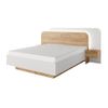 Cama Clásica Desado 2 Cajones 245.2x208.8x115.6 Cm Color Color Natural Claro, Blanco Vente-unique