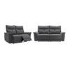 Conjunto Sofá Relax Benjamin  202x92x103 Cm Color Gris Antracita Vente-unique