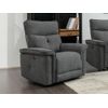 Conjunto Sofá Y Sillón Relax Benjamin  202x92x103 Cm Color Gris Antracita Vente-unique