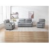 Conjunto Sofá Y Sillón Relax Lunano  194x89x102 Cm Color Gris Claro Vente-unique