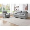 Conjunto Sofá Y Sillón Relax Lunano  194x89x102 Cm Color Gris Claro Vente-unique