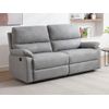 Conjunto Sofá Y Sillón Relax Lunano  194x89x102 Cm Color Gris Claro Vente-unique