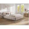 Cama Con Canapé Abatible Forvik  224x255x95 Cm Color Beige Vente-unique