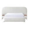 Cama Con Canapé Abatible Esteria  232x224x120 Cm Color Blanco Vente-unique