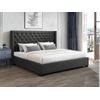 Cama Con Canapé Abatible Massimo  217x214.5x142.5 Cm Color Gris Vente-unique