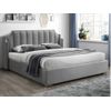 Cama Con Canapé Abatible Teomis  164x206x122.5 Cm Color Gris Claro Vente-unique