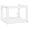 Estructura De Lavabo Suspendido Hierro Blanco 40x38x31 Cm