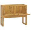 Armario De Baño Madera Maciza De Teca 90x45x75 Cm Marrón