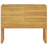 Armario De Baño Madera Maciza De Teca 90x45x75 Cm Marrón