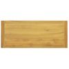 Armario De Baño De Pared Madera Maciza De Teca 110x45x35 Cm Marrón