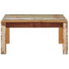 Mesa De Centro De Madera Maciza Reciclada 80x80x40 Cm Marrón