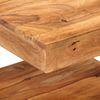 Mesa De Centro De Madera Maciza De Acacia 45x45x40 Cm Marrón