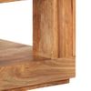 Mesa De Centro De Madera Maciza De Acacia 45x45x40 Cm Marrón